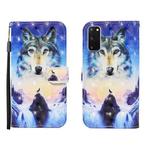 For Samsung Galaxy S20 FE 3D Painted Pattern Horizontal Flip Leather Case with Holder & Wallet & Card slot & Lanyard (Sunrise Wolf)