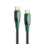Mcdodo CA-812 100W Type-C / USB-C to Type-C / USB-C Charging Data Cable, Length:1.2m(Dark Green)