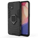 For OPPO Reno4 SE PC + TPU Shockproof Protective Case with Magnetic Ring Holder(Black)