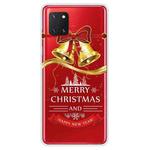 For Samsung Galaxy A81 / Note 10 Lite Christmas Series Clear TPU Protective Case(Golden Bell)