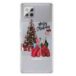 For Samsung Galaxy A42 Christmas Series Clear TPU Protective Case(Christmas Pajamas)