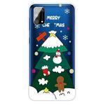 For Samsung Galaxy M31 Christmas Series Clear TPU Protective Case(Three-tier Christmas Tree)