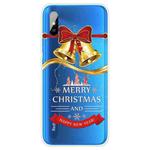 For Xiaomi Redmi 9A Christmas Series Transparent TPU Protective Case(Golden Bell)