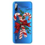 For Xiaomi Redmi 9A Christmas Series Transparent TPU Protective Case(Big Crutch)