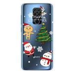 For Xiaomi Redmi Note 9 Christmas Series Transparent TPU Protective Case(4 Cartoons)