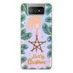For ASUS Zenfone 7 Pro ZS671KS Christmas Series Transparent TPU Protective Case(Five-pointed Star)
