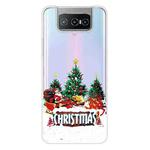 For ASUS Zenfone 7 Pro ZS671KS Christmas Series Transparent TPU Protective Case(Retro Old Man)
