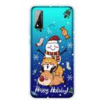 For Huawei P Smart 2020 Christmas Series Transparent TPU Protective Case(Stacked Doll)