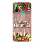 For Huawei P Smart 2020 Christmas Series Transparent TPU Protective Case(Christmas Balls)