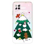 For Huawei P40 Lite & Nova 6 SE Christmas Series Transparent TPU Protective Case(Three-tier Christmas Tree)