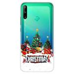 For Huawei P40 Lite E Christmas Series Transparent TPU Protective Case(Retro Old Man)