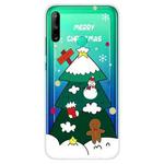 For Huawei P40 Lite E Christmas Series Transparent TPU Protective Case(Three-tier Christmas Tree)