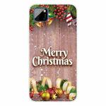 For Huawei Y5p Christmas Series Transparent TPU Protective Case(Christmas Balls)