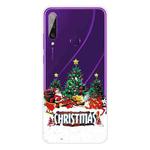 For Huawei Y6p Christmas Series Transparent TPU Protective Case(Retro Old Man)