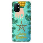 For OnePlus 8T Christmas Series Transparent TPU Protective Case(Five-pointed Star)