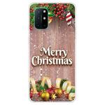 For OnePlus 8T Christmas Series Transparent TPU Protective Case(Christmas Balls)