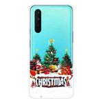 For OnePlus Nord Christmas Series Transparent TPU Protective Case(Retro Old Man)