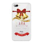 Christmas Series Clear TPU Protective Case For iPhone 8 Plus / 7 Plus(Golden Bell)