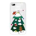 Christmas Series Clear TPU Protective Case For iPhone 8 Plus / 7 Plus(Three-tier Christmas Tree)