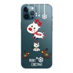 For iPhone 11 Pro Christmas Series Clear TPU Protective Case (Trojan Bear Deer)