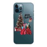 For iPhone 11 Pro Christmas Series Clear TPU Protective Case (Christmas Pajamas)
