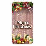 For iPhone SE 2022 / SE 2020 / 8 / 7 Christmas Series Clear TPU Protective Case(Christmas Balls)