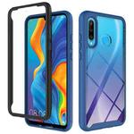 For Huawei P30 Lite Starry Sky Solid Color Series Shockproof PC + TPU Protective Case(Navy Blue)