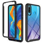 For Huawei P30 Lite Starry Sky Solid Color Series Shockproof PC + TPU Protective Case(Black)