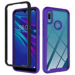For Huawei Y6 (2019) / Honor 8A Starry Sky Solid Color Series Shockproof PC + TPU Protective Case(Purple)