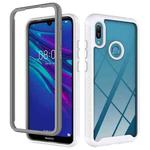 For Huawei Y6 (2019) / Honor 8A Starry Sky Solid Color Series Shockproof PC + TPU Protective Case(White)