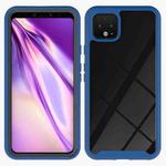 For Google Pixel 4 Starry Sky Solid Color Series Shockproof PC + TPU Protective Case(Navy Blue)