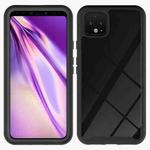 For Google Pixel 4 Starry Sky Solid Color Series Shockproof PC + TPU Protective Case(Black)