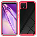 For Google Pixel 4 Starry Sky Solid Color Series Shockproof PC + TPU Protective Case(Red)