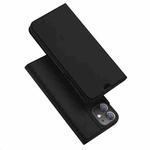 For iPhone 12 mini DUX DUCIS Skin Pro Series Horizontal Flip PU + TPU Leather Case with Holder & Card Slots (Black)