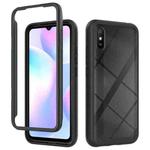 For Xiaomi Redmi 9A Starry Sky Solid Color Series Shockproof PC + TPU Protective Case(Black)