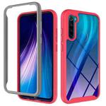 For Xiaomi Redmi Note 8 Starry Sky Solid Color Series Shockproof PC + TPU Protective Case(Red)