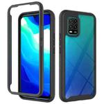 For Xiaomi 10 Lite 5G Starry Sky Solid Color Series Shockproof PC + TPU Protective Case(Black)