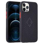 All-inclusive Shockproof Breathable TPU Protective Case For iPhone 12 / 12 Pro(Black)