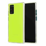 For Samsung Galaxy Note 20 TPU + Acrylic Anti-fall Mirror Phone Protective Case(Fluorescent Green)