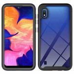 For Samsung Galaxy A10 Starry Sky Solid Color Series Shockproof PC + TPU Protective Case(Black)