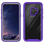 For Samsung Galaxy S9 Starry Sky Solid Color Series Shockproof PC + TPU Protective Case(Purple)