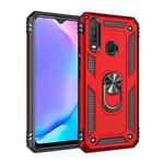 For Vivo Y3 / Y17 Shockproof TPU + PC Protective Case with 360 Degree Rotating Holder(Red)