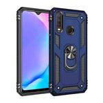 For Vivo Y3 / Y17 Shockproof TPU + PC Protective Case with 360 Degree Rotating Holder(Blue)