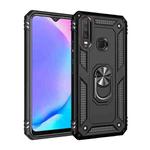 For Vivo Y3 / Y17 Shockproof TPU + PC Protective Case with 360 Degree Rotating Holder(Black)