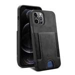 H10 TPU + PU Leather Shockproof  Protective Case with Card Slot For iPhone 12 mini(Black)