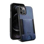 H10 TPU + PU Leather Shockproof  Protective Case with Card Slot For iPhone 12 mini(Blue)