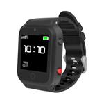 S88 1.54 inch IPS Color Screen IP68 Waterproof Multi-function Elderly GPS Positioning Tracking Smart Watch, Support Remote Monitoring / Remote Photography / Weather Forecast(Black)