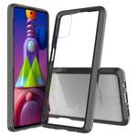 For Samsung Galaxy M51 Scratchproof TPU + Acrylic Protective Case(Black)