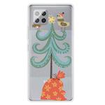 For Samsung Galaxy A42 5G Trendy Cute Christmas Patterned Case Clear TPU Cover Phone Cases(Big Christmas Tree)