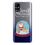 For Samsung Galaxy M51 Trendy Cute Christmas Patterned Case Clear TPU Cover Phone Cases(Crystal Ball)